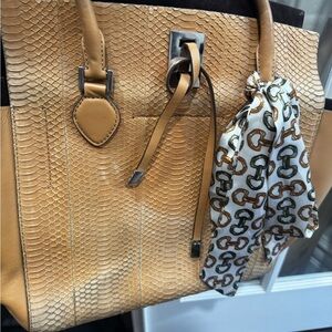 Michael Kors Tan Leather Tote Bag